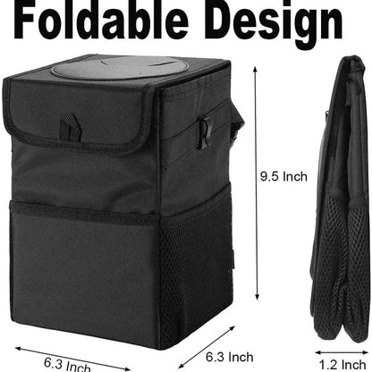 Waterproof Car Trash Can with Lid