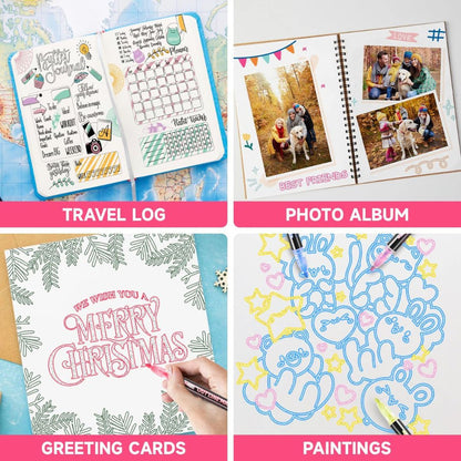 Fine Point Marker Pens Set