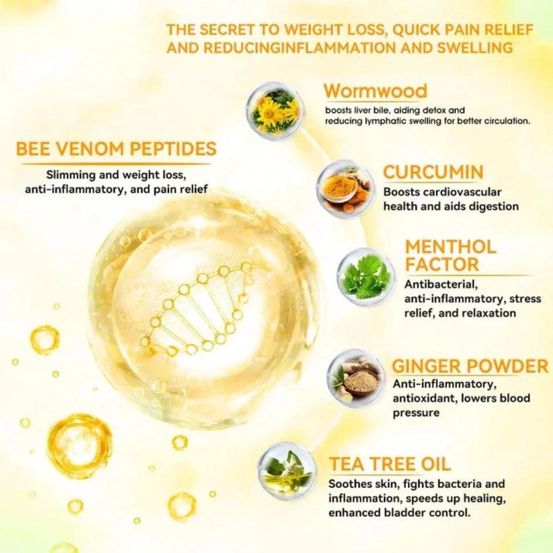 Bee Venom Detox Patches(10 Pcs)(Buy 1 Get 1 Free)