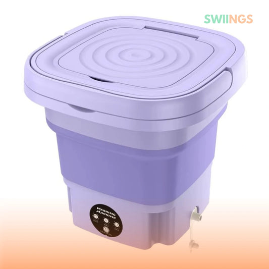 Folding Mini Washing Machine With Deep Dryer Cleaning