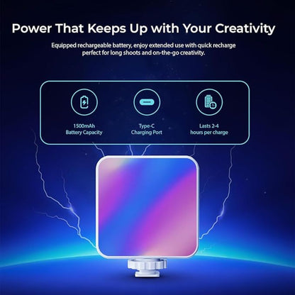 RGB Pocket Camp Rechargeable LED Video Light