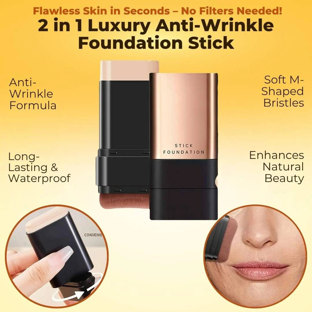 2 in 1 Korean Anti-Wrinkle Foundation Stick