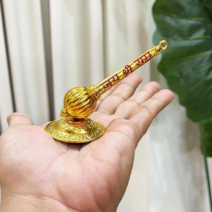 Bajrang Bali Small Gada with Stand