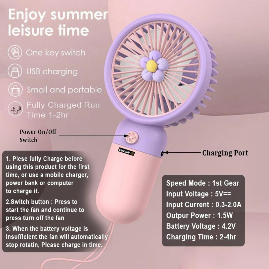 Korean Style Portable USB Fan