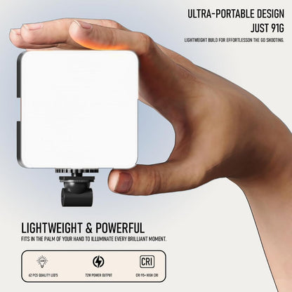 RGB Pocket Camp Rechargeable LED Video Light