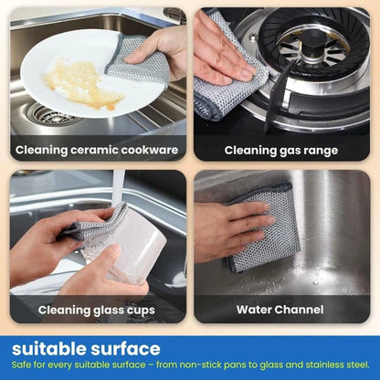 Multifunctional Non Scratch Wire Dishcloth (Buy 10 Get 10 Free)