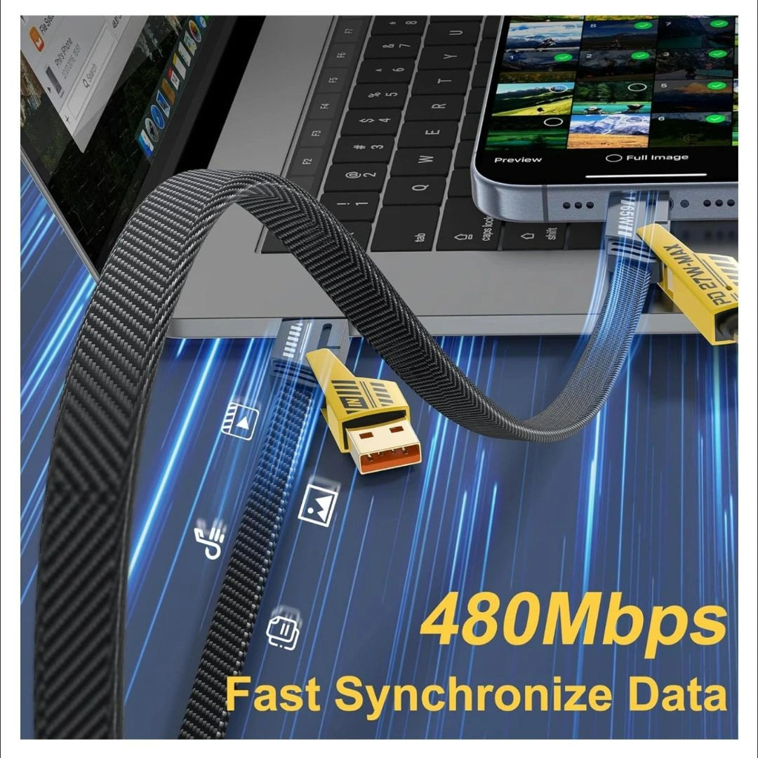 4 in 1 Fast Charging Cable | Multi-Port USB-C to Type-C & Lightning