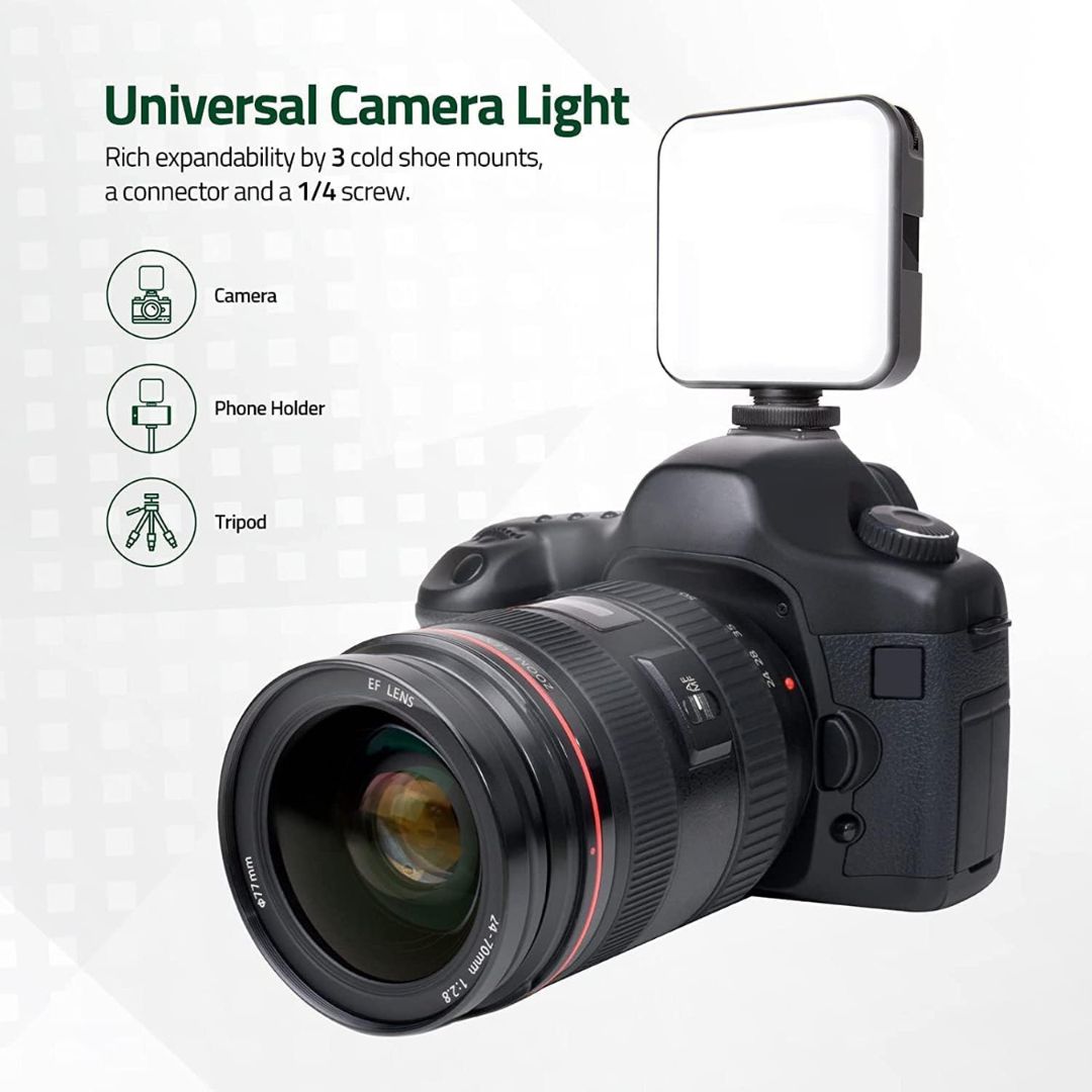RGB Pocket Camp Rechargeable LED Video Light