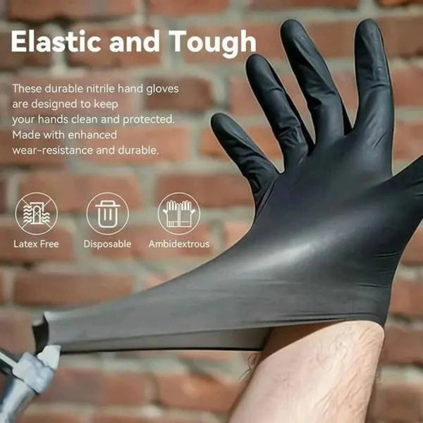 Disposable Nitrile Gloves 100 Pack