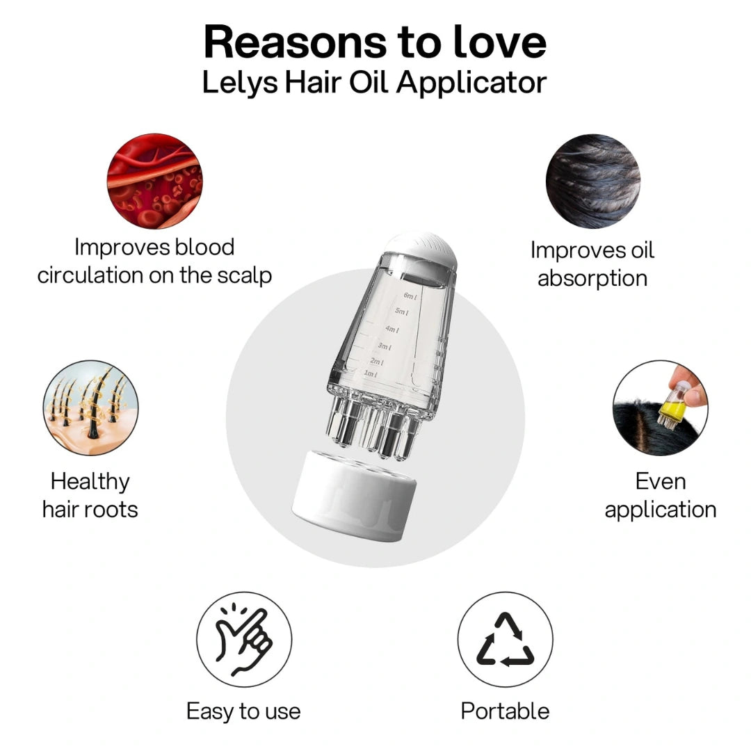 Scalp Applicator Hair Oil Comb