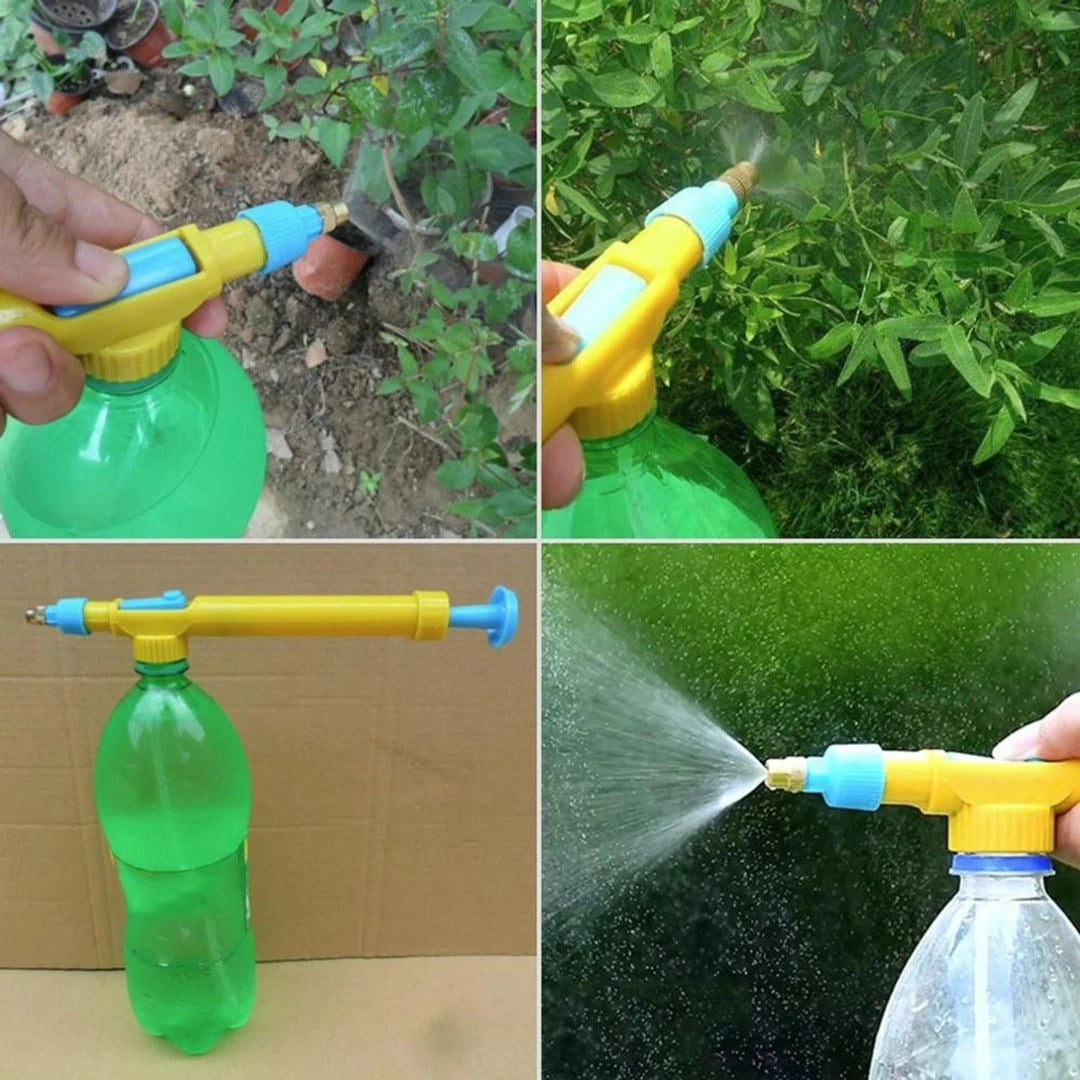 Adjustable nozzle settings on pressure sprayer