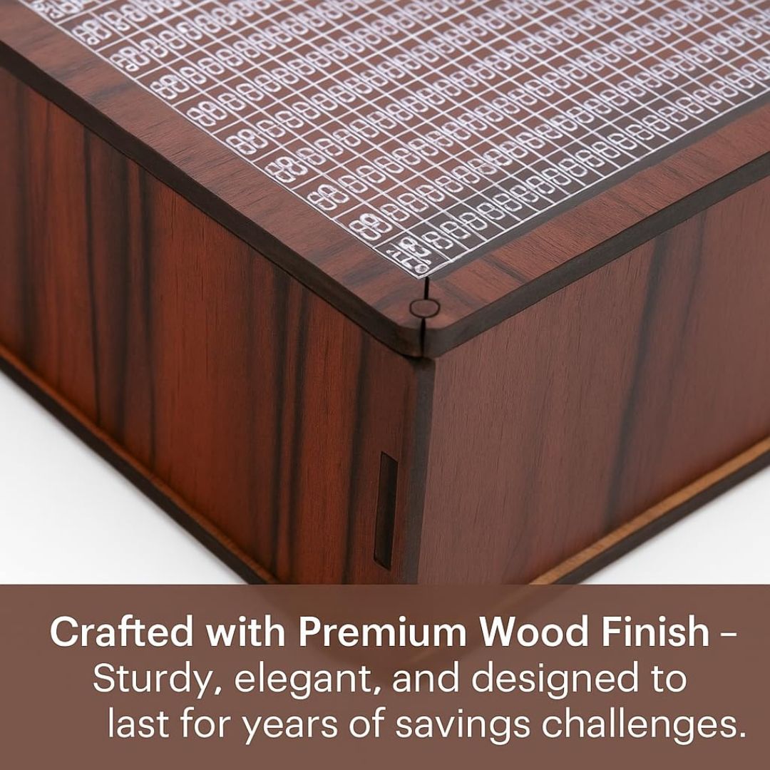 Wooden Saving Money Bank