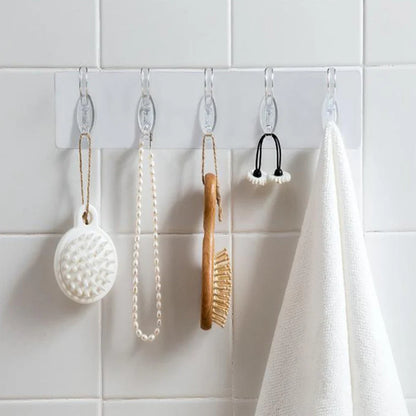 Adhesive Transparent Heavy Duty Wall Hook(Buy 1 Get 1 Free)
