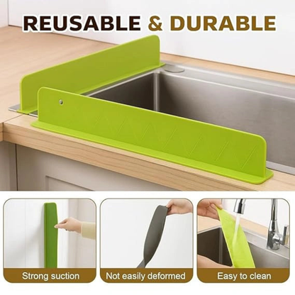Splash Guard for Kitchen Sink & Countertop
