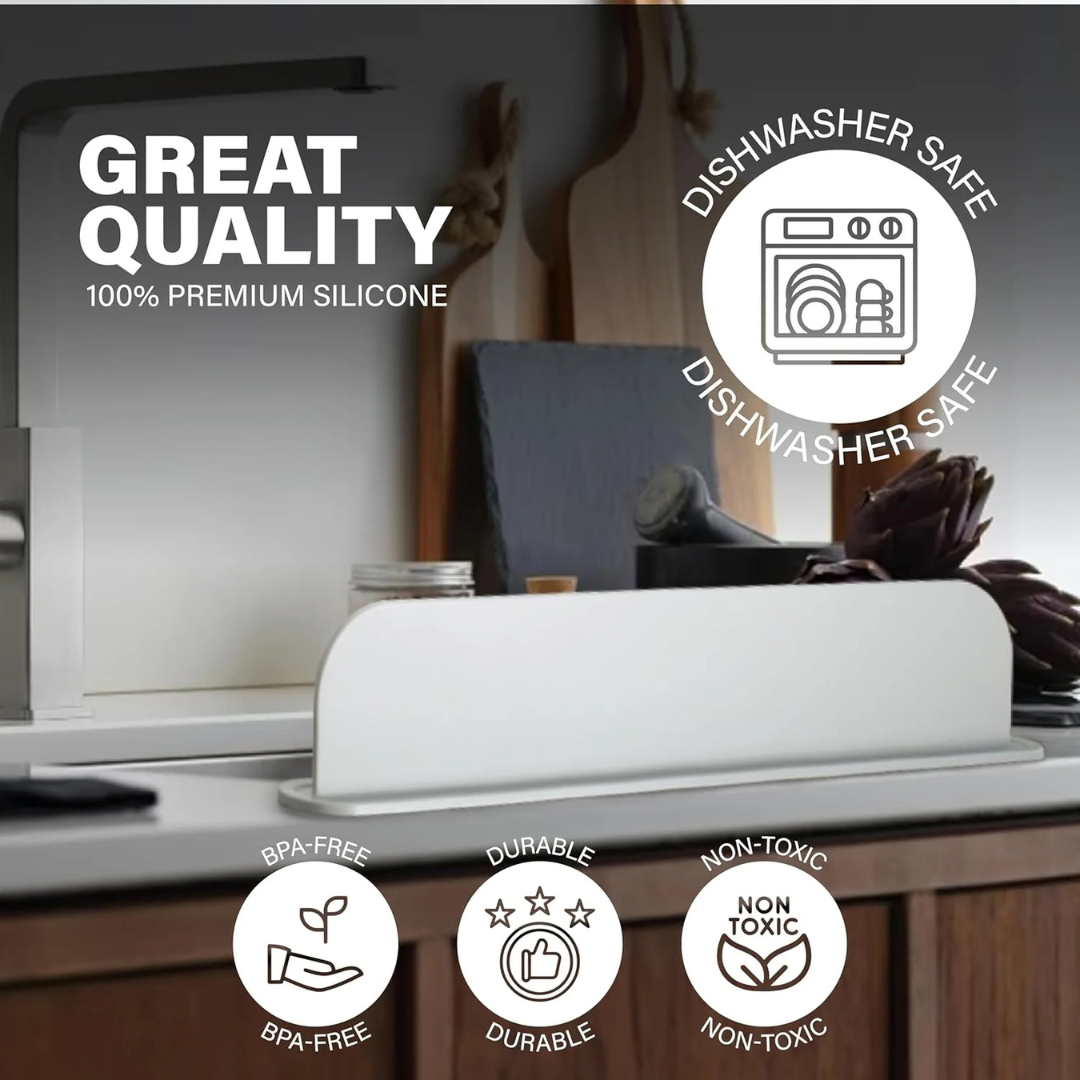 Splash Guard for Kitchen Sink & Countertop