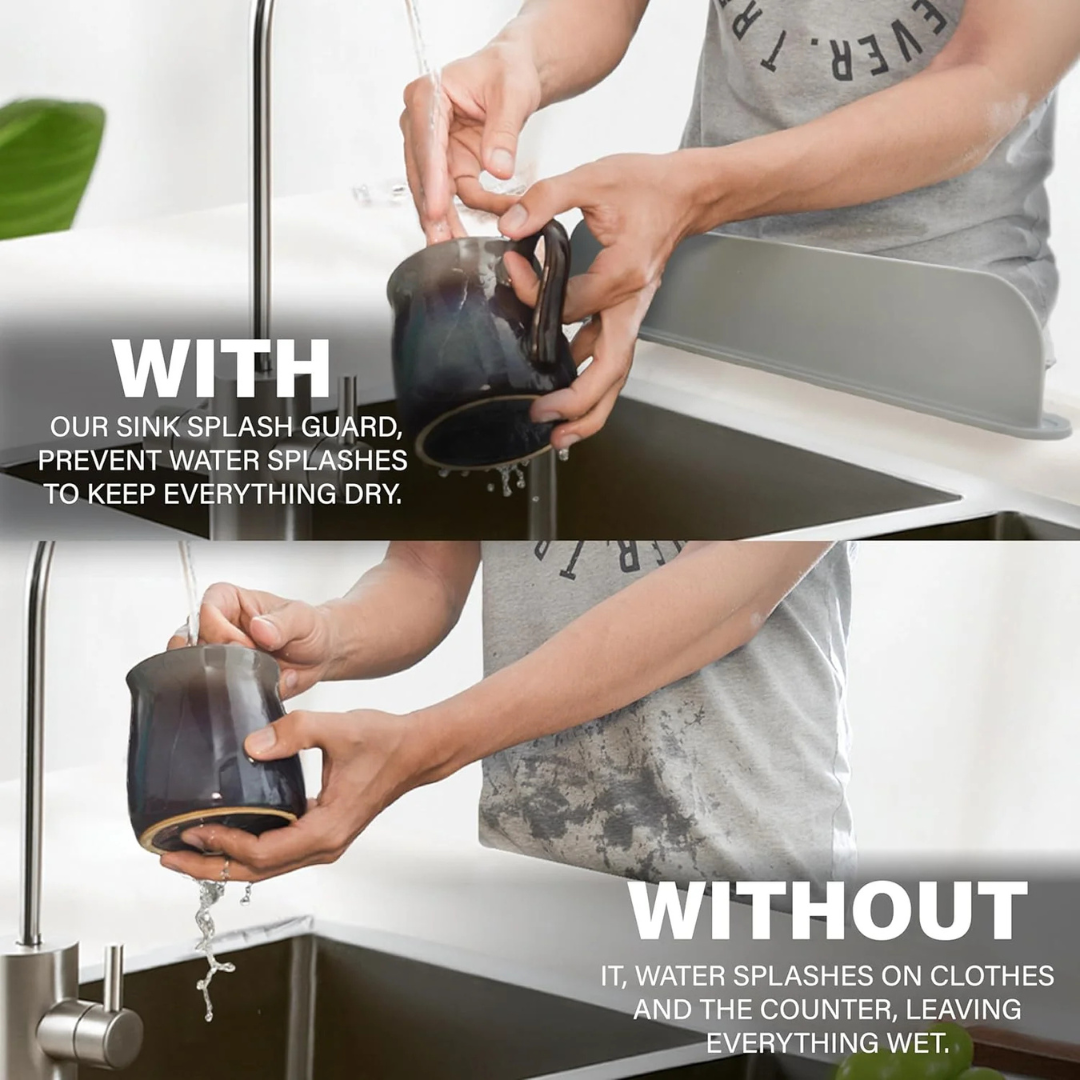 Splash Guard for Kitchen Sink & Countertop