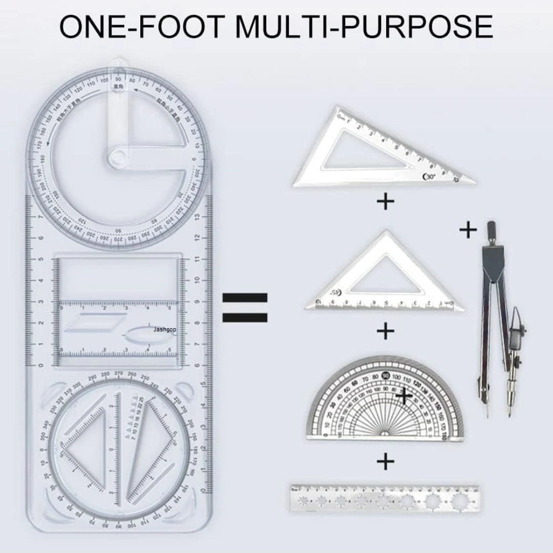 Multifunctional Geometric Ruler