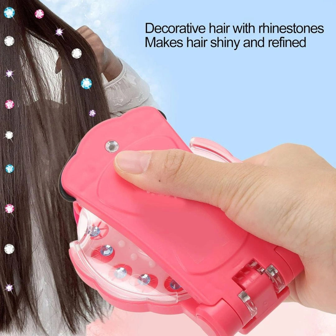 Hair Bedazzler Kit with Rhinestones