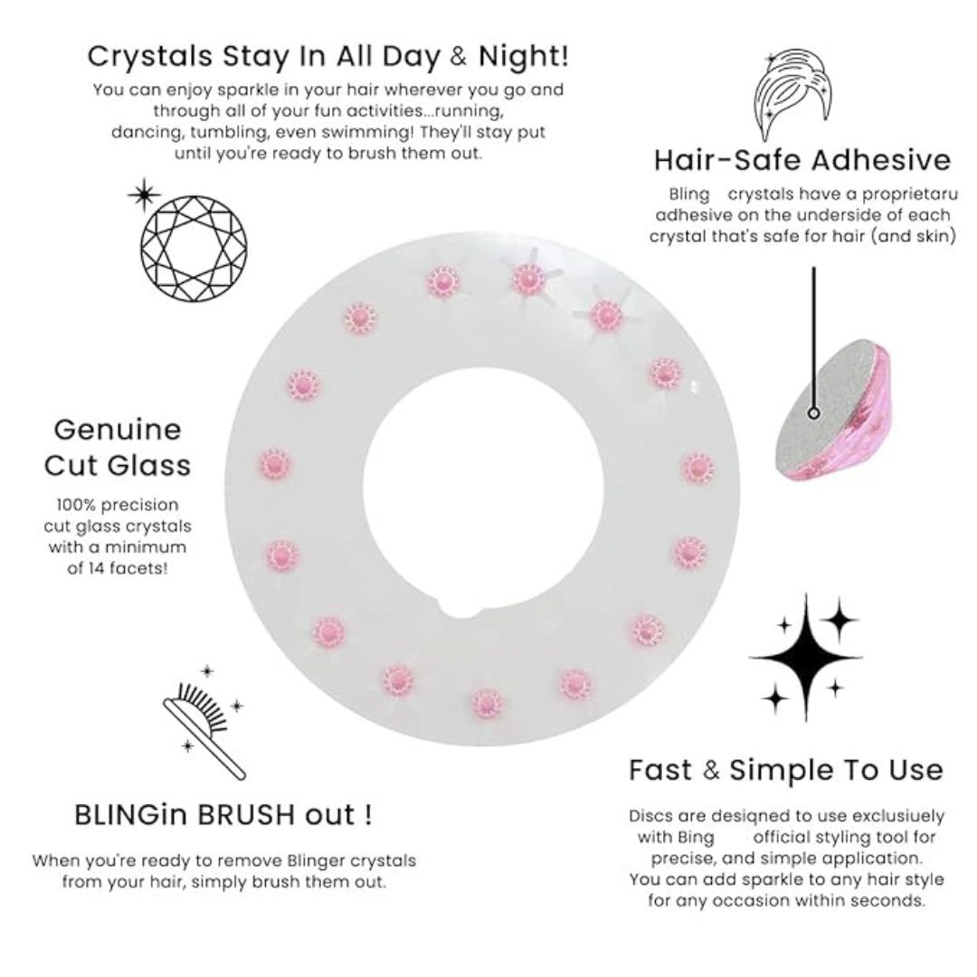 Hair Bedazzler Kit with Rhinestones