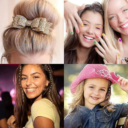 Hair Bedazzler Kit with Rhinestones