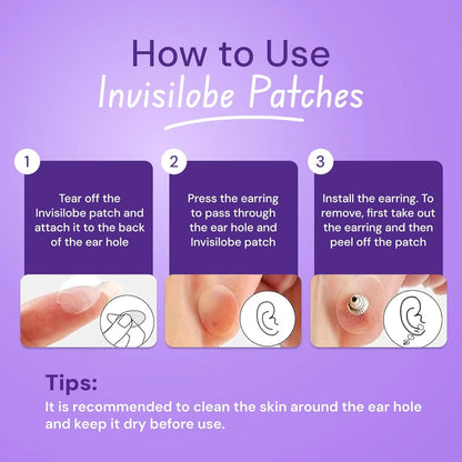 Premium Earlobe Support Patches (100 PCS)