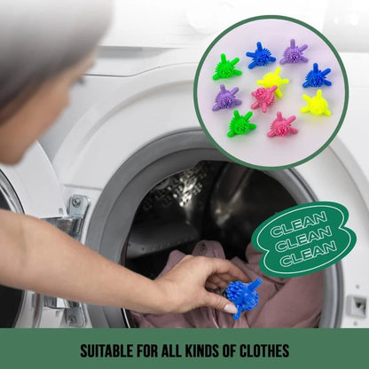 Reusable Tangle-Free Eco-Friendly Laundry Scrubbing Balls(8 Pcs)