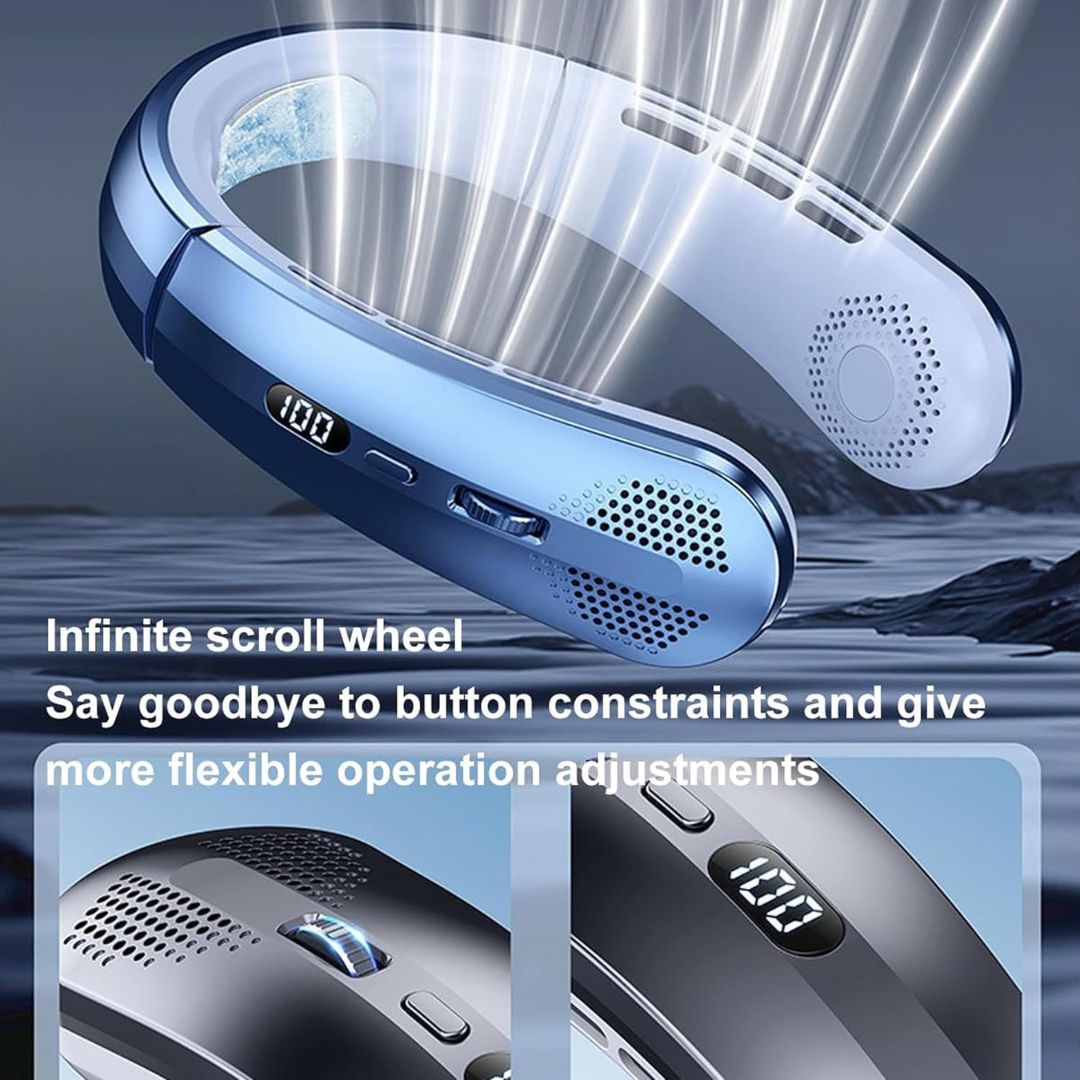 Portable Bladeless Hanging Neck Fan