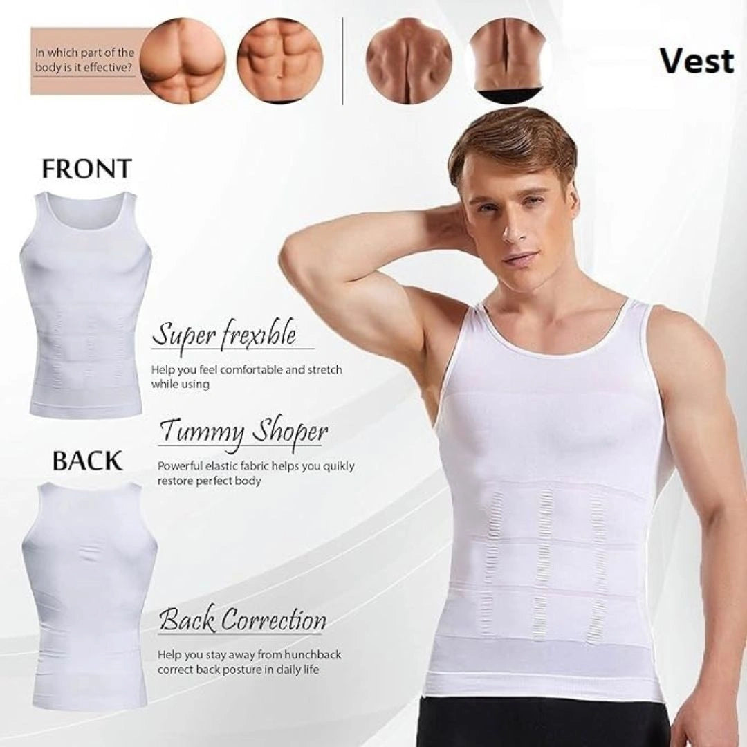 Men’s Slimming Compression Vest – Instant Confidence Booster
