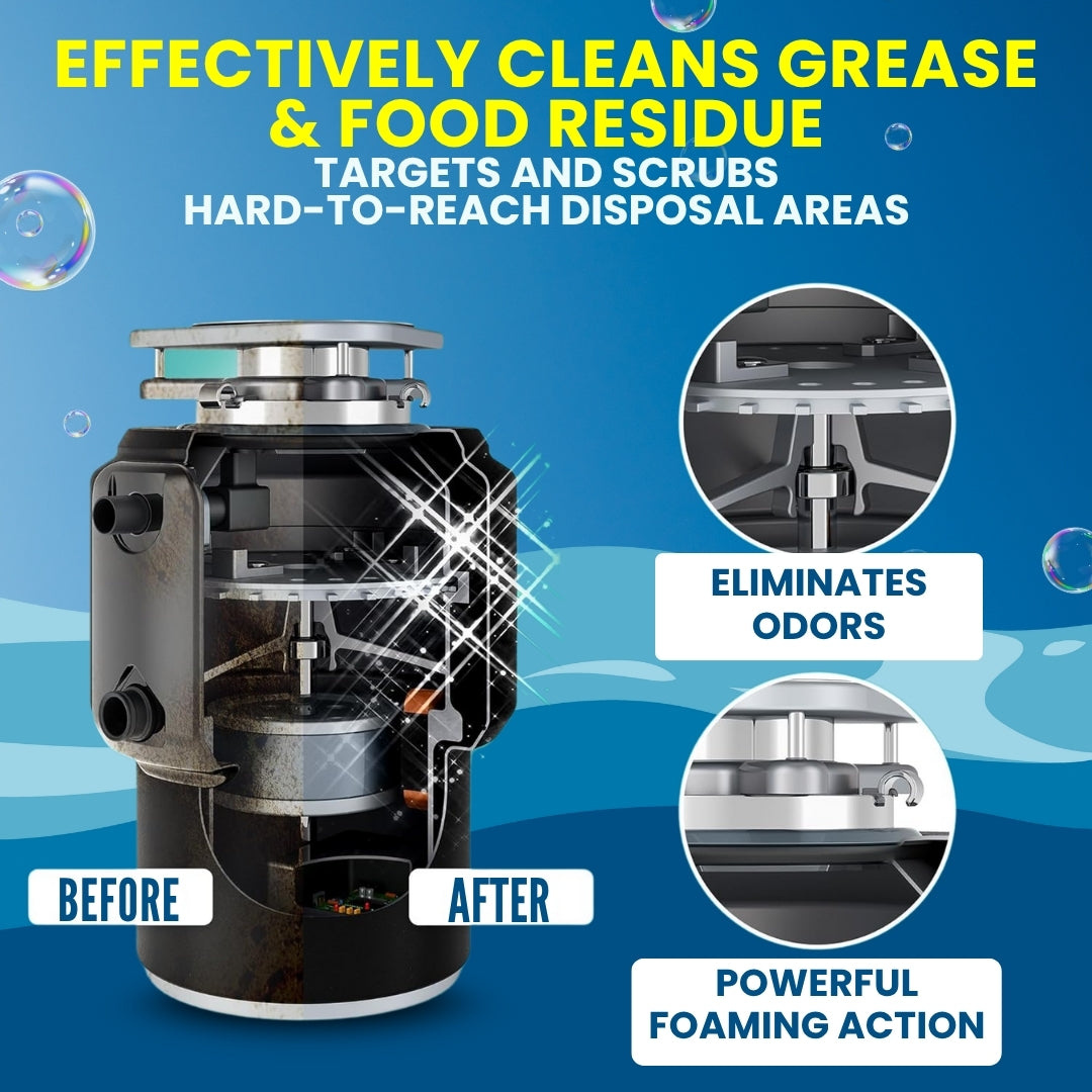 LemonBlast Yellow Bubble Tablet Cleaner(24 Pcs)