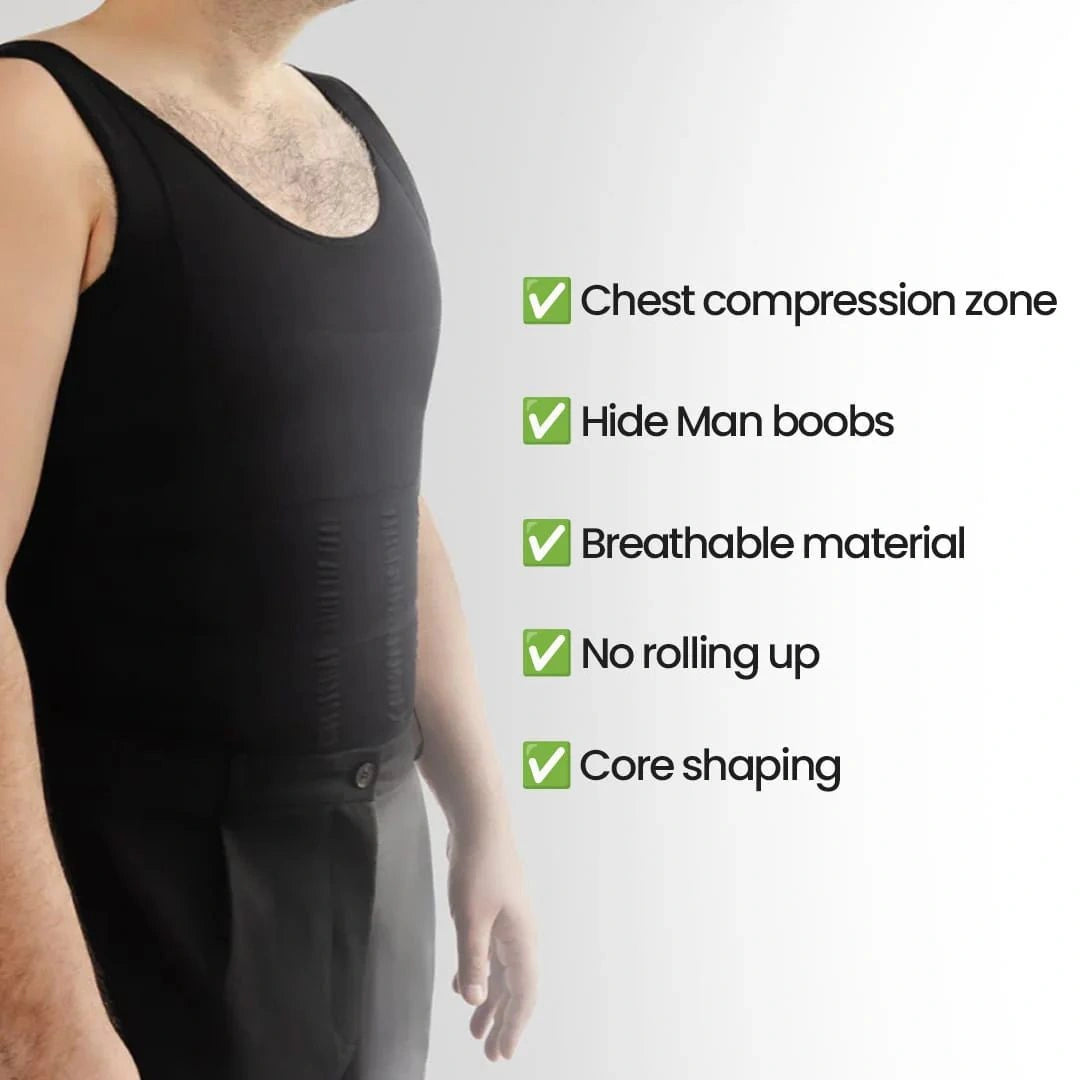 Men’s Slimming Compression Vest – Instant Confidence Booster