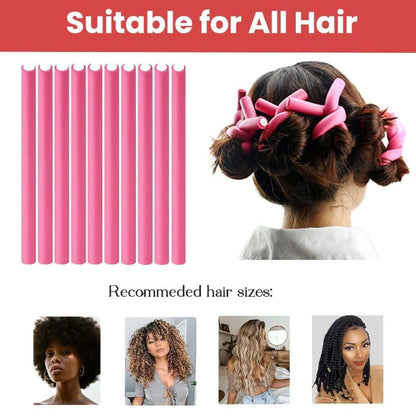 Heatless Hair Curler for Women(10 Pcs)