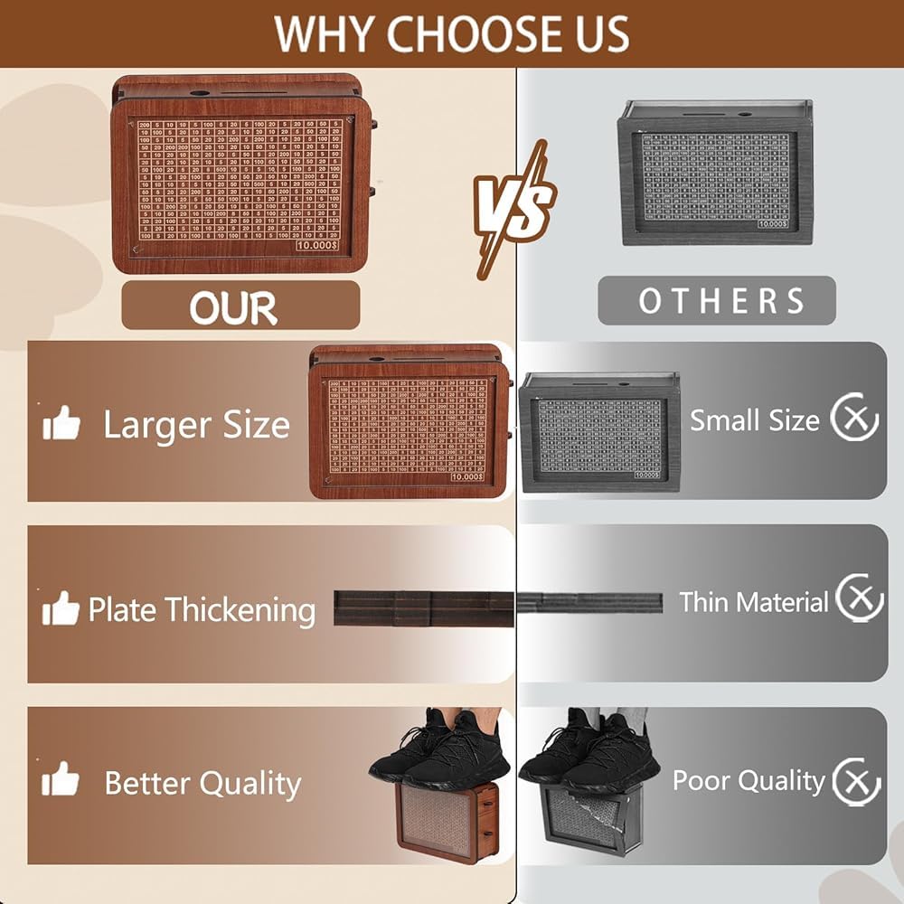 Wooden Saving Money Bank