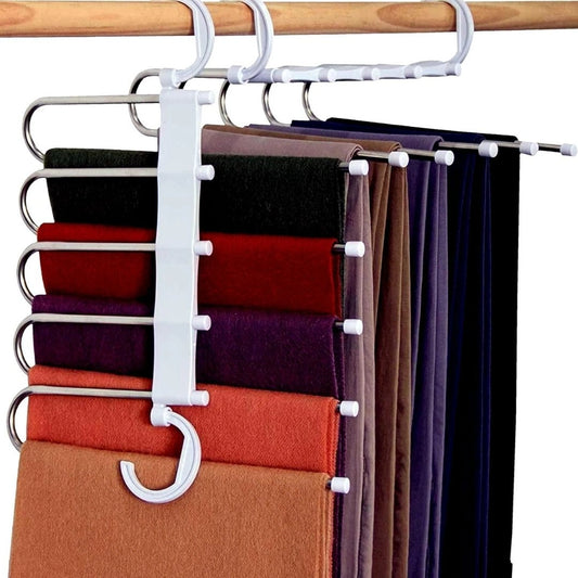 5 in 1 Stainless Steel Foldable Hangers