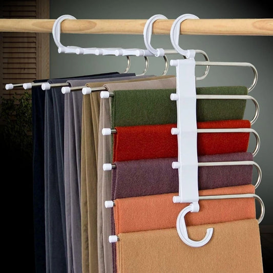 5 in 1 Stainless Steel Foldable Hangers