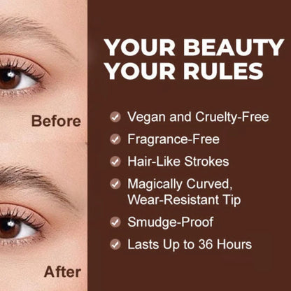 Microblading Eyebrow Pen - Waterproof 4 Points