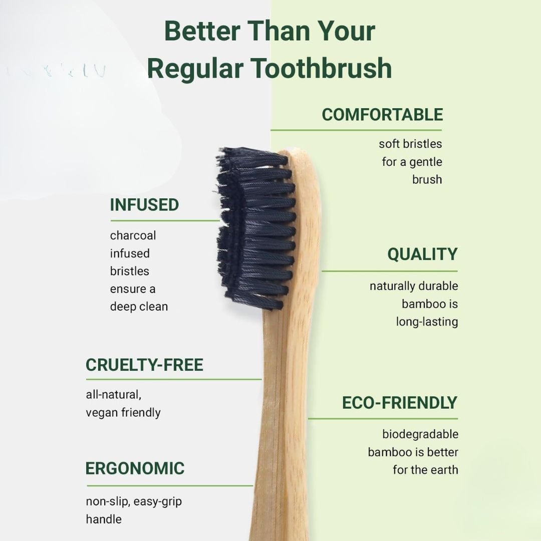 Bamboo ToothBrush(Buy 1 Get 1 Free)