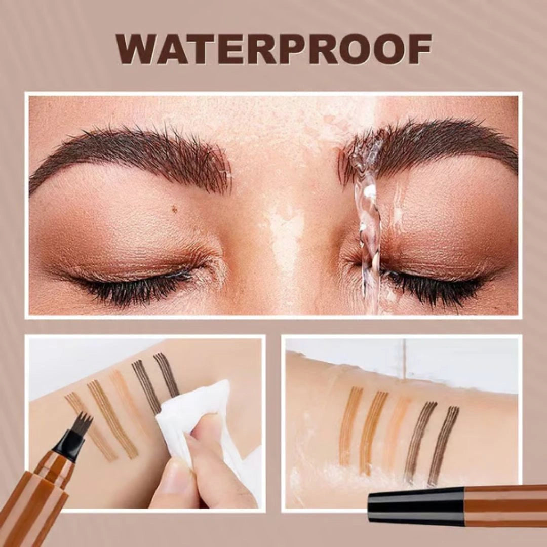 Microblading Eyebrow Pen - Waterproof 4 Points