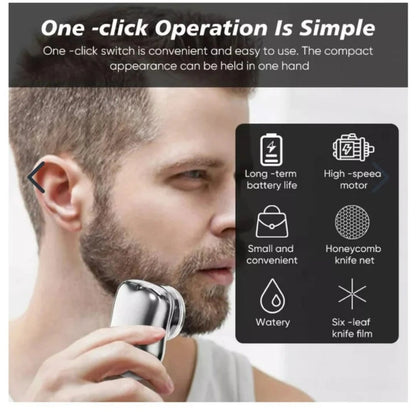 Mini Electric Shaver – Portable & Waterproof