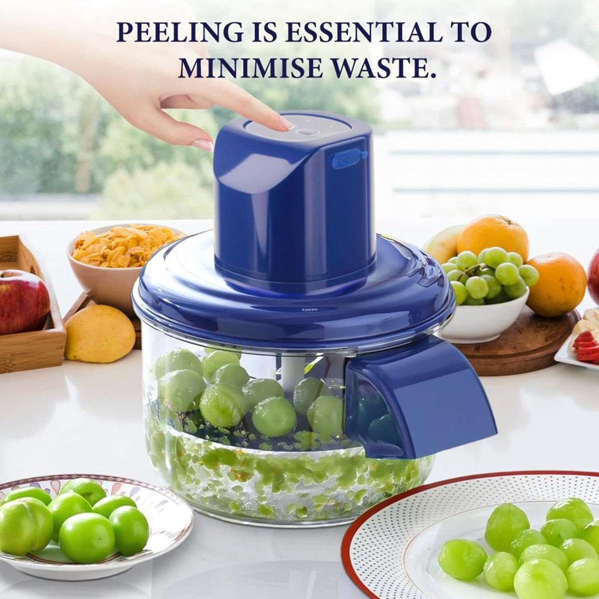 Automatic Rechargeable Fruit & Vegetable Peeler ‚Äì 3x Faster, Zero Effort (TR-75)