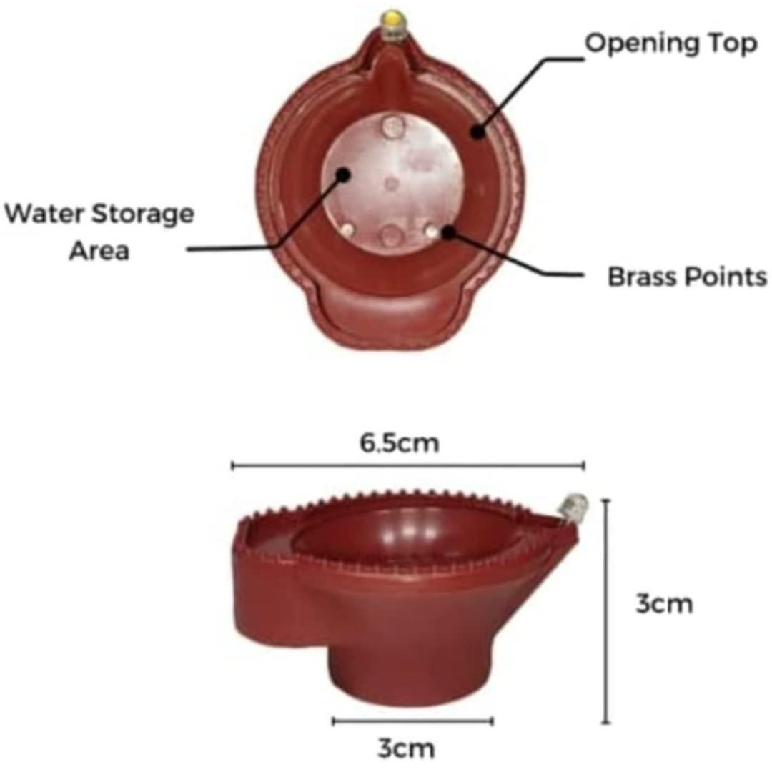 LED Light Water Digital Diyas