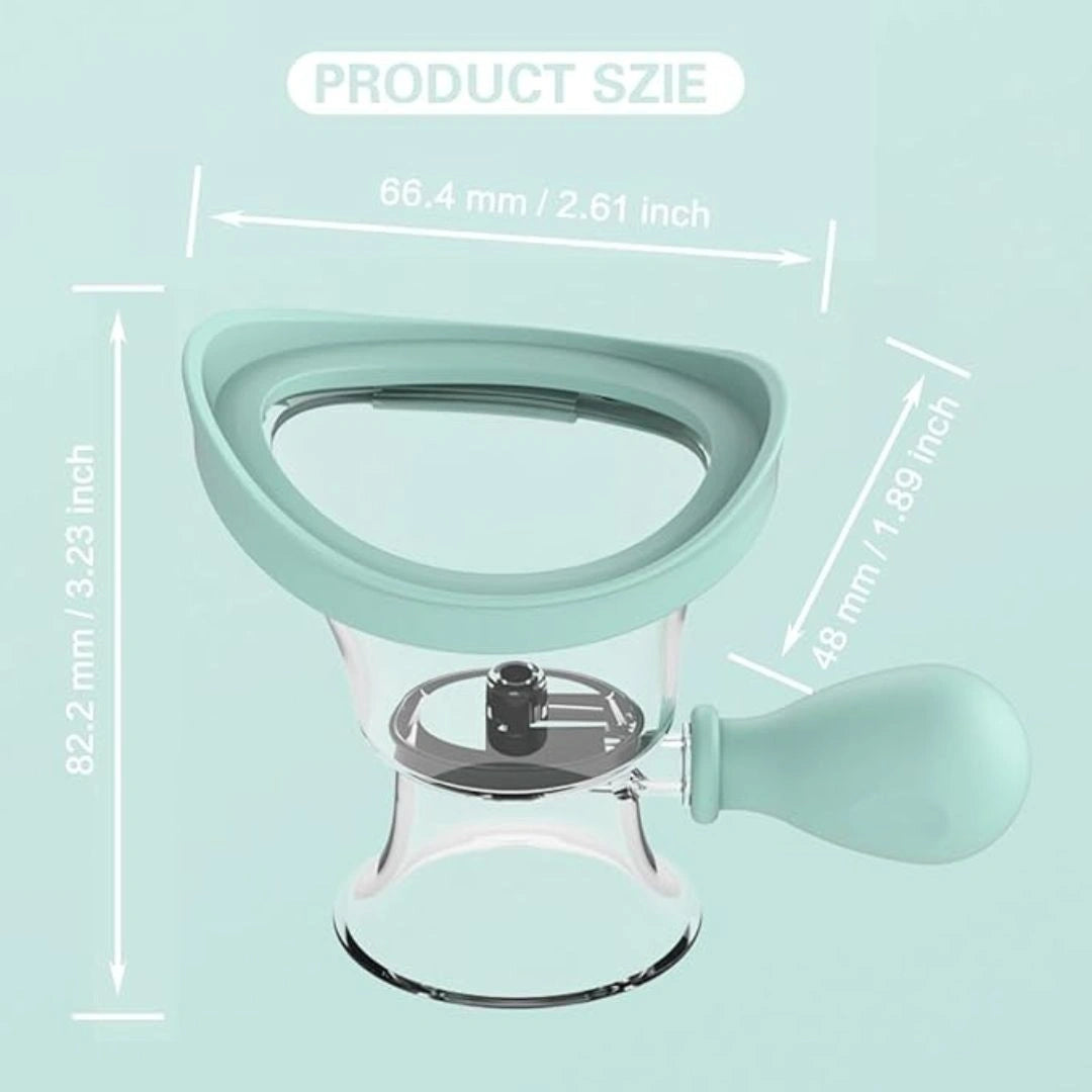 Portable Silicone Manual Air Pressure Eye Wash Cup