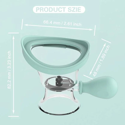 Portable Silicone Manual Air Pressure Eye Wash Cup