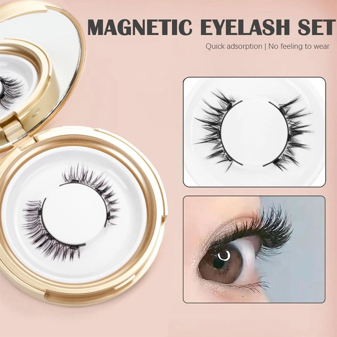 Reusable Natural Magnetic Eyelashes
