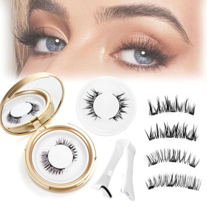 Reusable Natural Magnetic Eyelashes