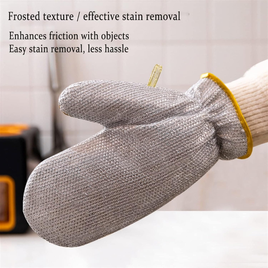 Multipurpose Wire Dishwashing Gloves(Buy 1 Get 1 Free)