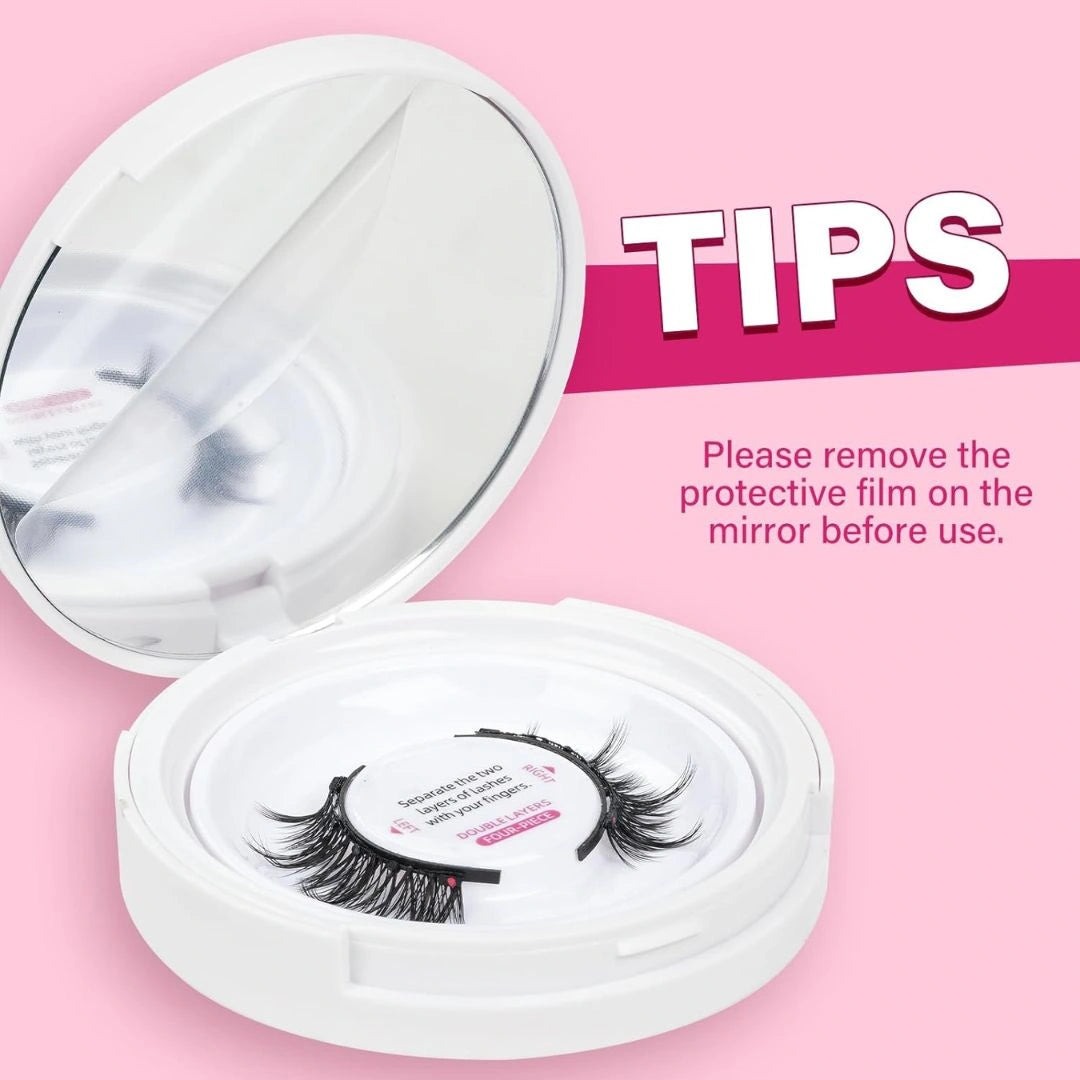 Reusable Natural Magnetic Eyelashes