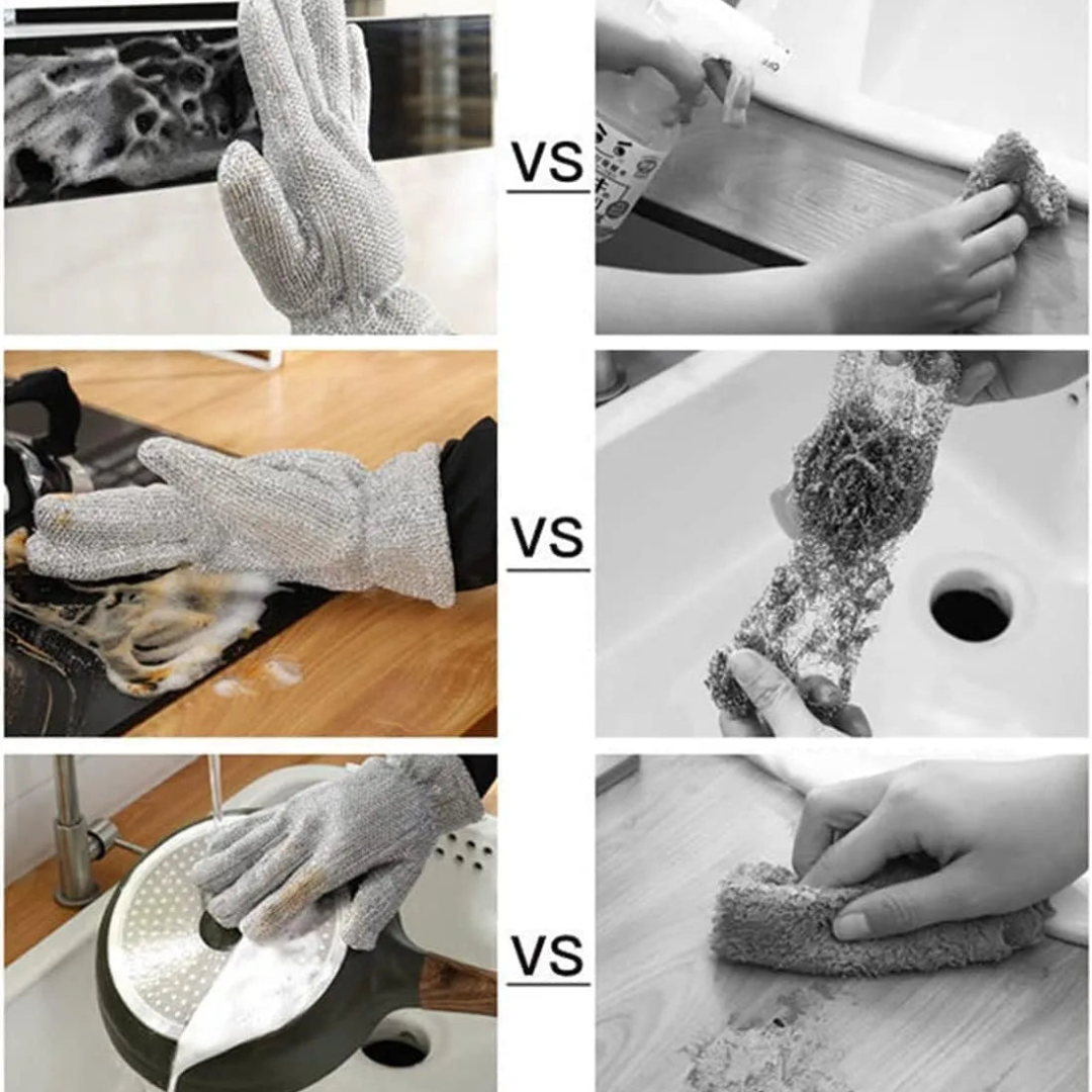 Multipurpose Wire Dishwashing Gloves(Buy 1 Get 1 Free)