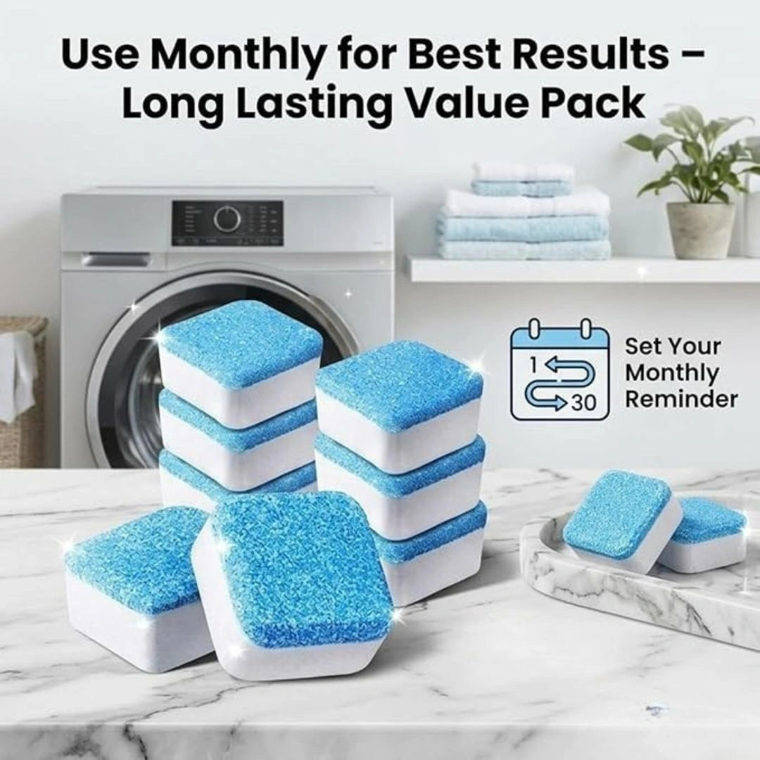 Washing Machine Cleaner Tablets(12 Pcs)
