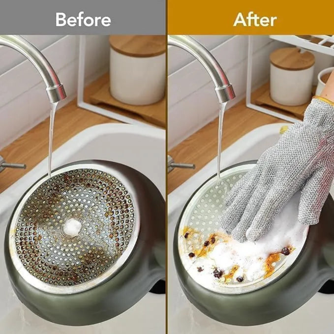Multipurpose Wire Dishwashing Gloves(Buy 1 Get 1 Free)