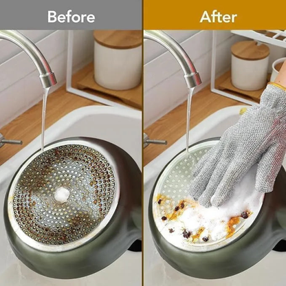 Multipurpose Wire Dishwashing Gloves(Buy 1 Get 1 Free)